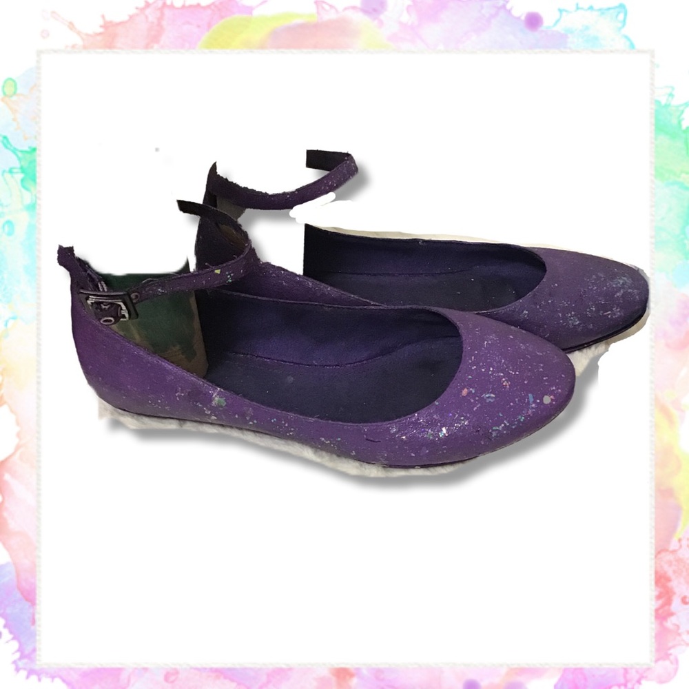 Purple Holographic Flats